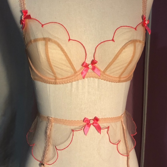 NWT Agent Provocateur LORNA 3 pcs nude/pink set - Picture 10 of 15